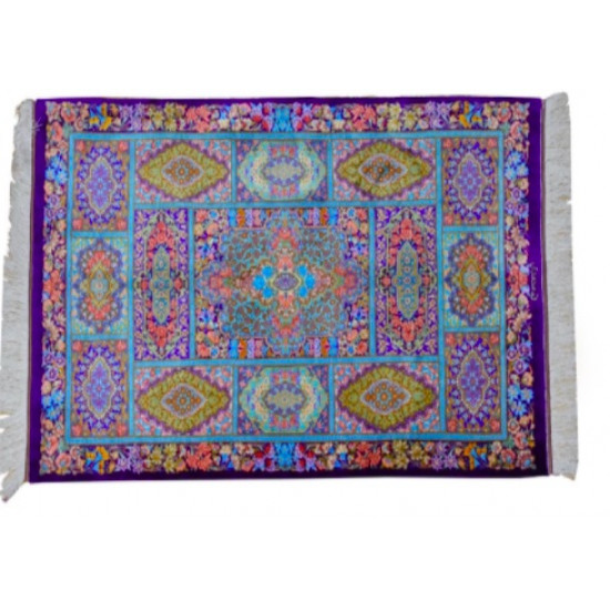 Ghabi Ghabi Design Pattern | Silk Qom Rug | RQ6045 Ghabi Ghabi Design Pattern | Silk Qom Rug | RQ6045
