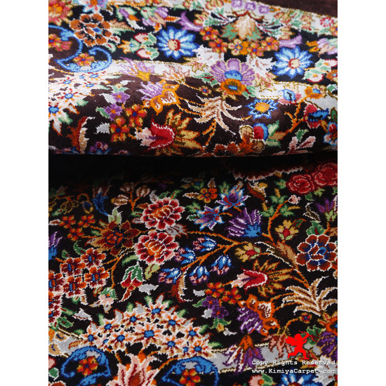 Medallion Design Silk Qum Rug - RQ5022 Medallion Design Silk Qum Rug - RQ5022
