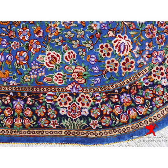 Medallion Design Silk Qum Rug - RQ5023 Medallion Design Silk Qum Rug - RQ5023