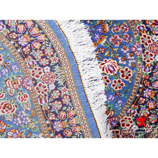 Medallion Design Silk Qum Rug - RQ5023 Medallion Design Silk Qum Rug - RQ5023