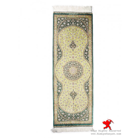 Runner Design Silk Qum Rug - RQ5024 Runner Design Silk Qum Rug - RQ5024