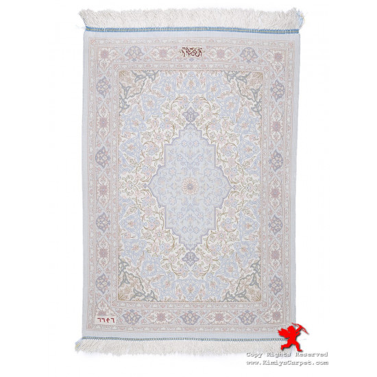 Medallion Design Silk Qum Rug - RQ5030 Medallion Design Silk Qum Rug - RQ5030