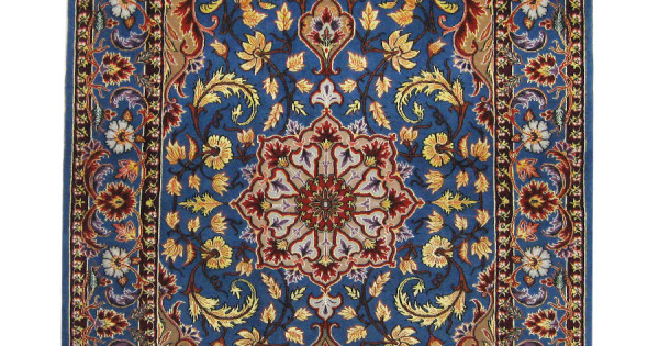 KIMIYA PERSIAN CARPET GALLERYMedalion Design Silk & Wool Isfahan Persian  Rug - RI5007キミヤペルシャ絨毯ギャラリー | KIMIYA PERSIAN CARPET GALLERY - キミヤペルシャ絨毯ギャラリー