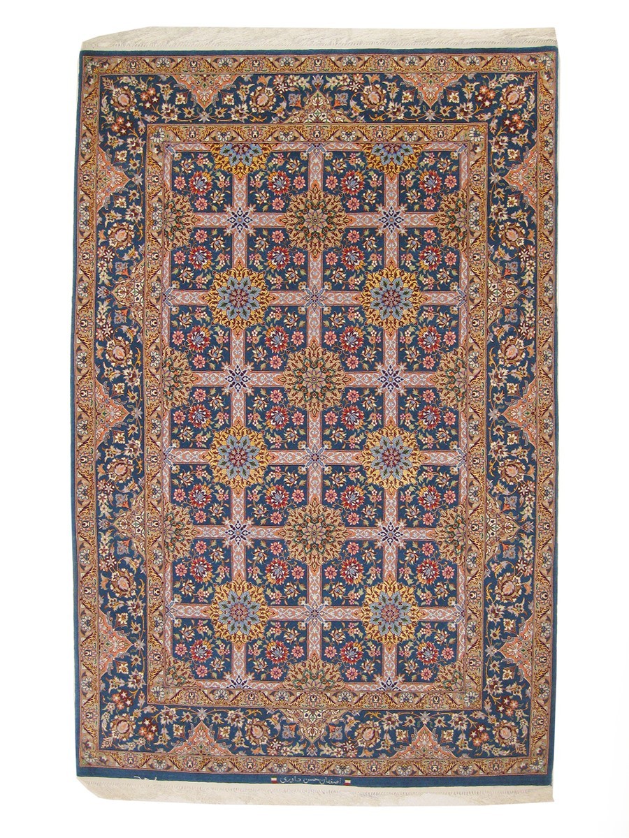 キミヤペルシャ絨毯ギャラリー | KIMIYA PERSIAN CARPET GALLERYへシティ設計シルクとウールイスファハンペルシャ絨毯 -  RI5009キミヤペルシャ絨毯ギャラリー | KIMIYA PERSIAN CARPET GALLERY