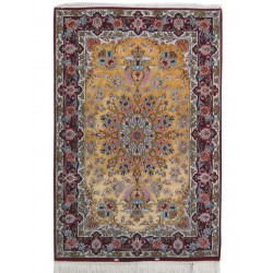 Medalion Design Silk & Wool Isfahan Persian Rug  -  RI5016