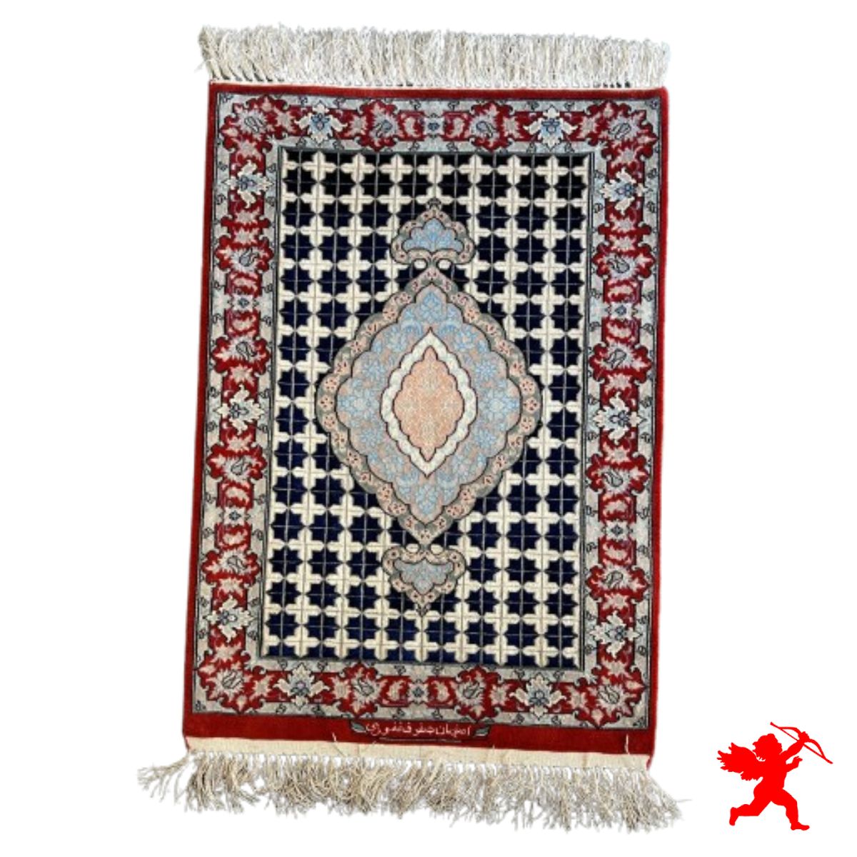 Handmade Silk | Isfahan Persian Rug | RI8004 | Kimiya Gallery