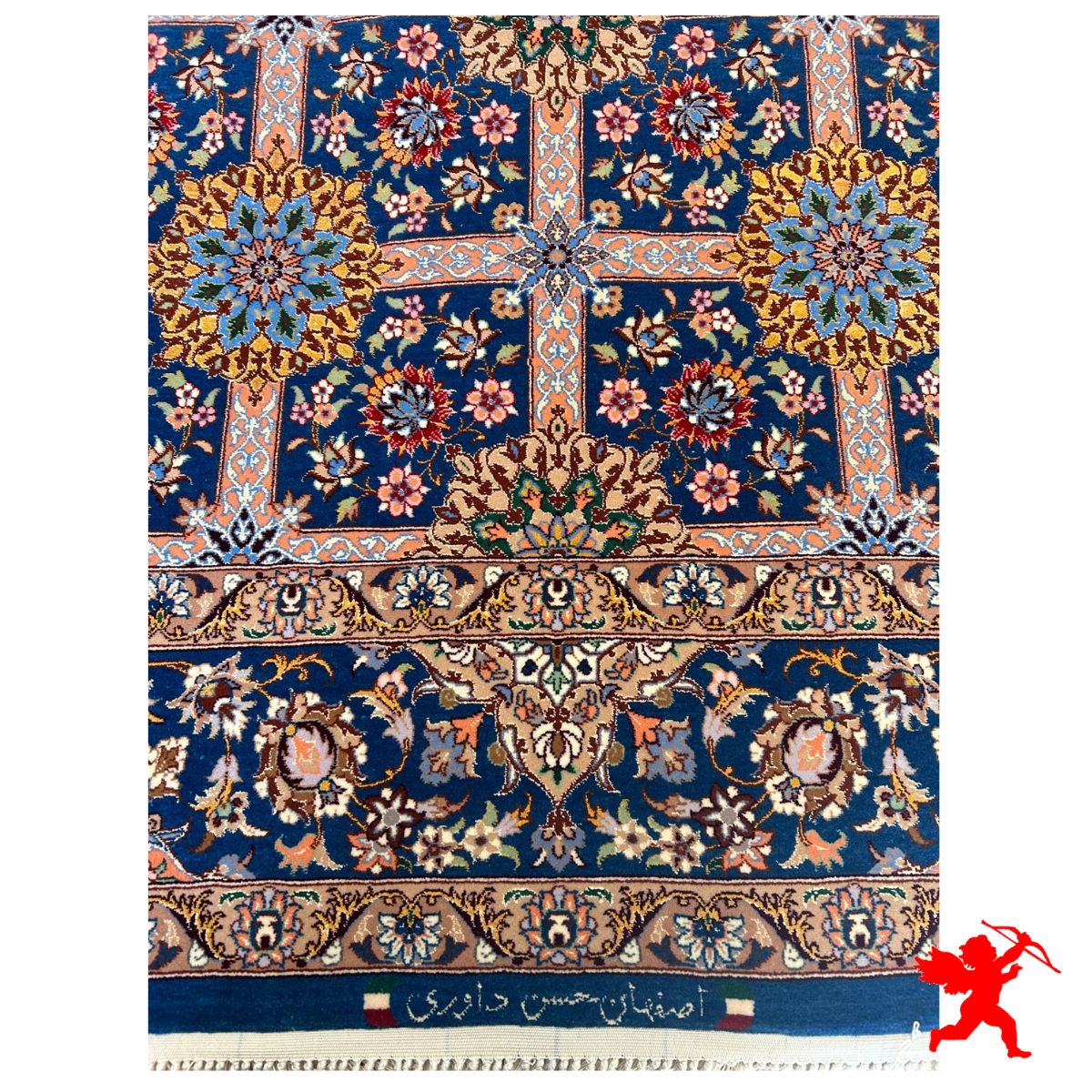 Handmade Silk | Isfahan Persian Rug | RI8005 | Kimiya Gallery