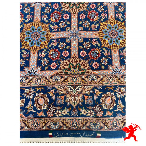 Handmade Silk | Isfahan Persian Rug | RI8005