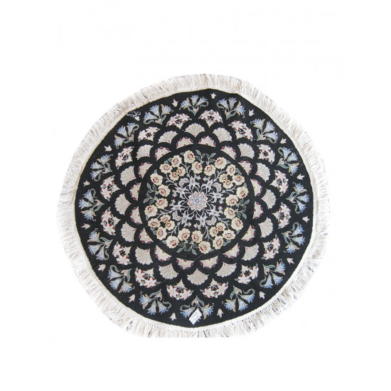 Medalion Design Wool & Cotton Nain Persian Rug - RN5004 Medalion Design Wool & Cotton Nain Persian Rug - RN5004