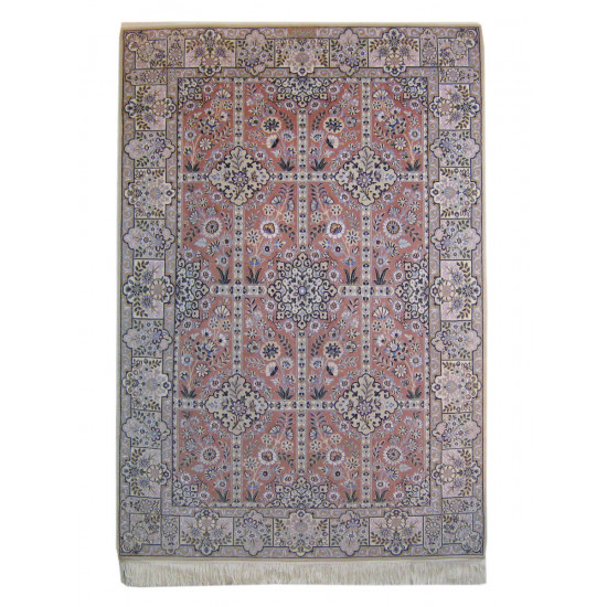 Kheshti Design Wool & Cotton Nain Persian Rug - RN5006 Kheshti Design Wool & Cotton Nain Persian Rug - RN5006