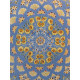 Gonbad Medallion Design Wool & Cotton Isfahan Persian Rug  -  RN5007