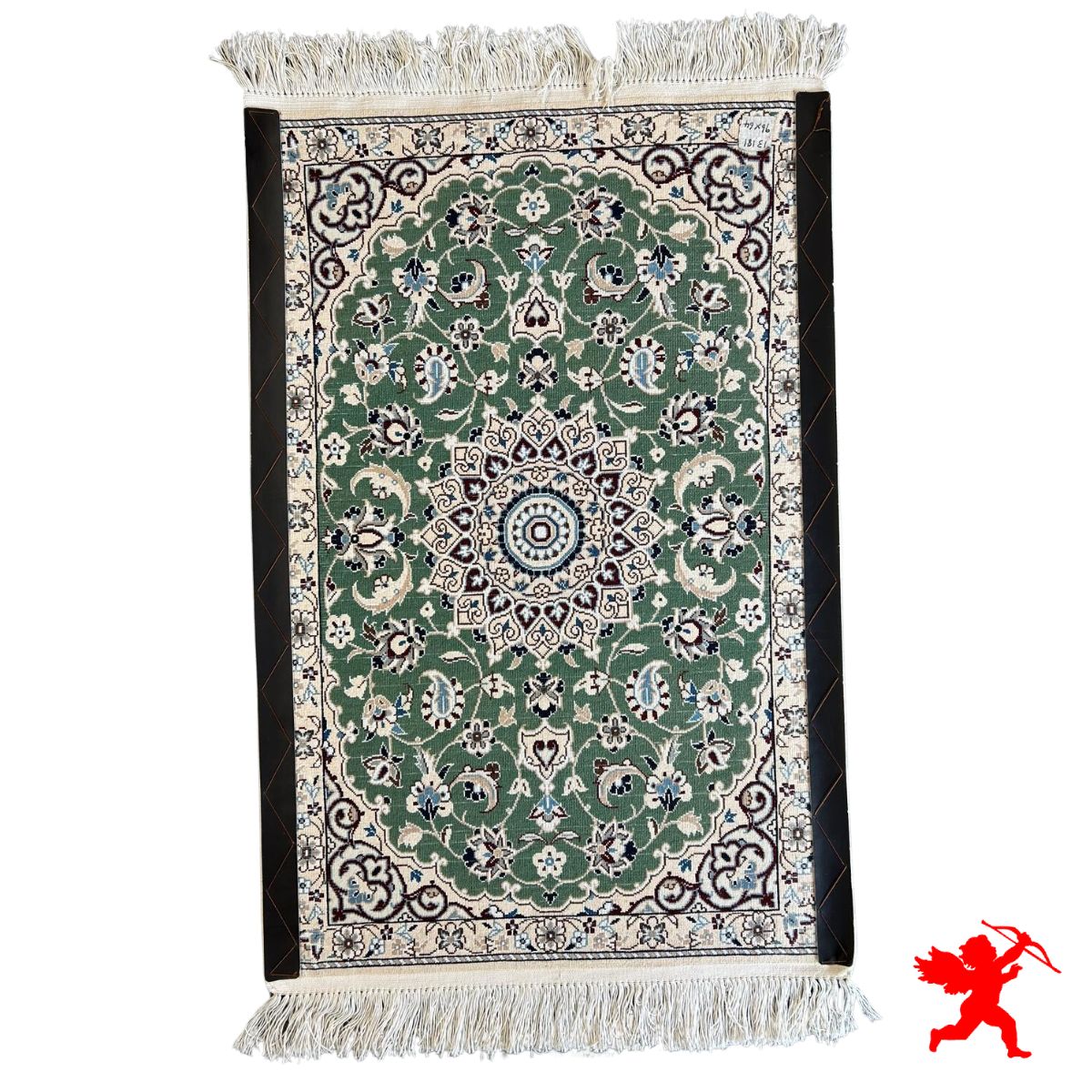 Handmade Wool Silk | Nain Persian Rug | RN8003 | Kimiya Gallery