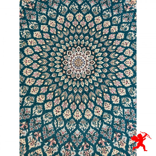 Handmade Cotton Wool | Nain Persian Rug | RN8010