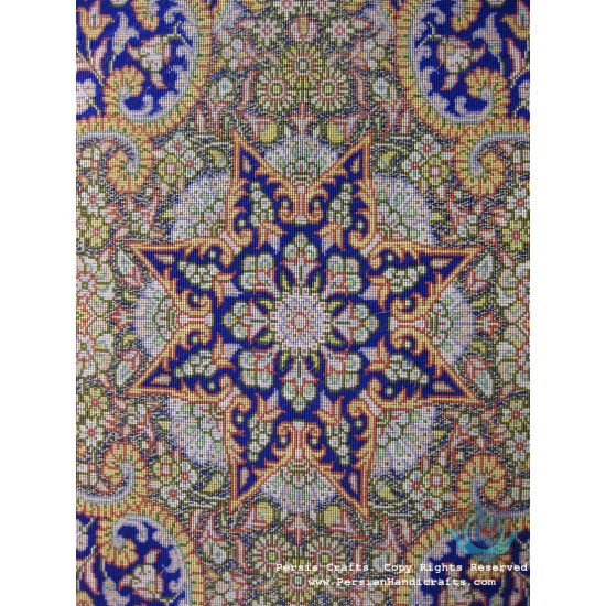 Medallion Design Silk Qum Rug - RQ4050 Medallion Design Silk Qum Rug - RQ4050