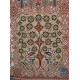 Elegant Kheshti Design Silk Qum Rug - RQ4051 Elegant Kheshti Design Silk Qum Rug - RQ4051