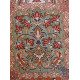 Elegant Kheshti Design Silk Qum Rug - RQ4051 Elegant Kheshti Design Silk Qum Rug - RQ4051