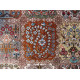 Elegant Kheshti Design Silk Qum Rug - RQ4051 Elegant Kheshti Design Silk Qum Rug - RQ4051