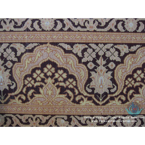 Medallion Design Silk Qum Rug - RQ4052 Medallion Design Silk Qum Rug - RQ4052