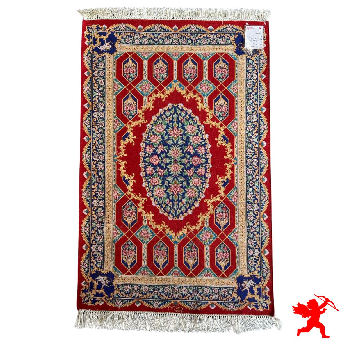Handmade Silk | Qum Persian Rug | RQ8001 | Kimiya Gallery