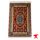 手作りシルク |クムペルシャ絨毯 | ペルシャ絨毯 | RQ8001 |キミヤギャラリ