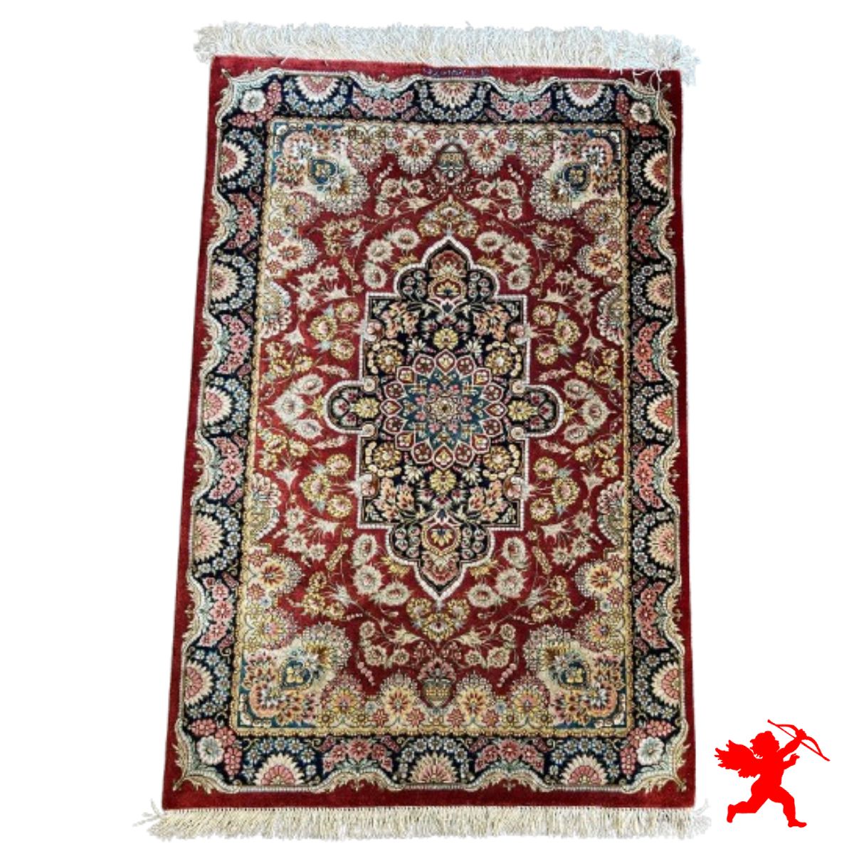 Handmade Silk | Qum Persian Rug | RQ8024 | Kimiya Gallery