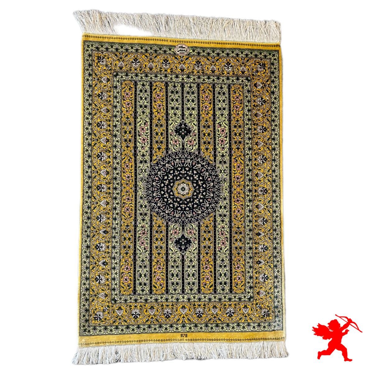 Handmade Silk | Saveh Persian Rug | RS8001 | Kimiya Gallery